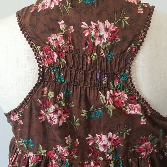 Blue Asphalt Boho Top MediumI/I - Picture 6 of 10